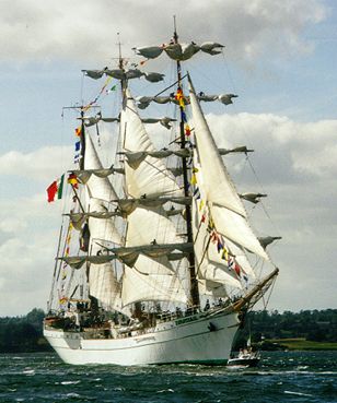 Cuauhtémoc, Volker Gries, Sail Flensburg 2000 / Cutty Sark 2000 , 08/2000