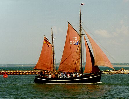 Birgitte, Volker Gries, Hanse Sail Rostock 1997 , 08/1997