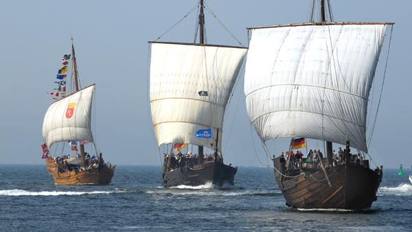 Sail-in of the Hanseatic cogs