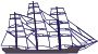 Sail configuration fully-rigged ship