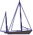 Sail configuration yawl