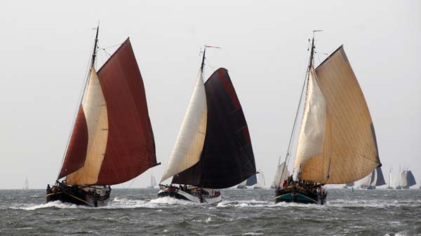 Tjalken beim Brandarisrace