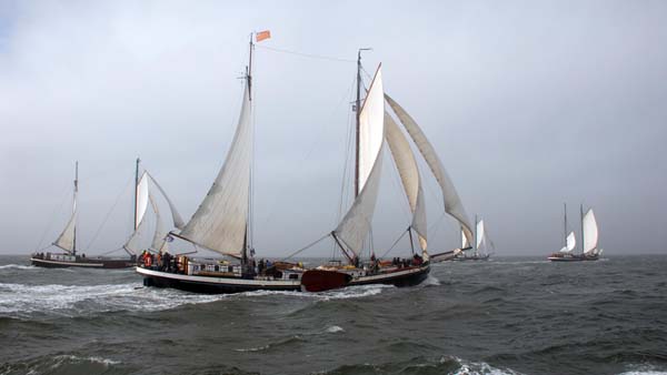 Regatta der Plattbodensegelschiffe