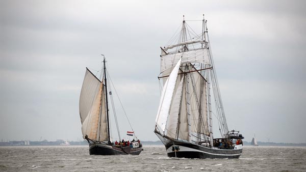 Segelgeschwader von Harlingen nach Terschelling