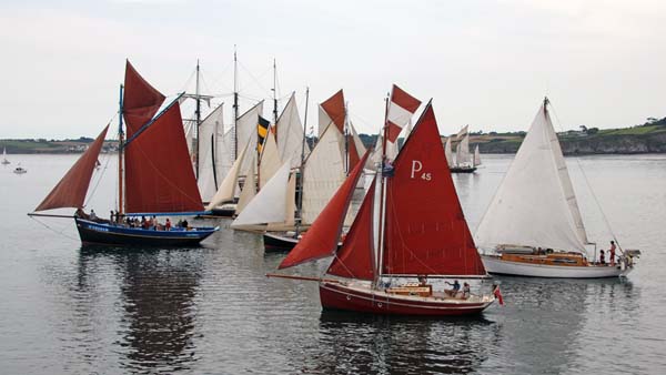 Regatta off Douarnenez