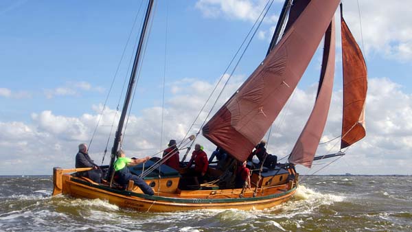 Sailing by a Zeesenboot