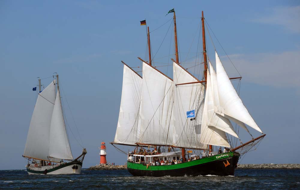 Hanse Sail Rostock mit Fotos von Segelschiffen bei Tallship-fan