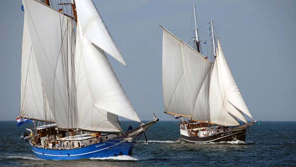 Schooner regatta at the Hanse Sail