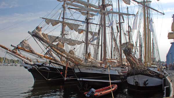 Rostock city habour