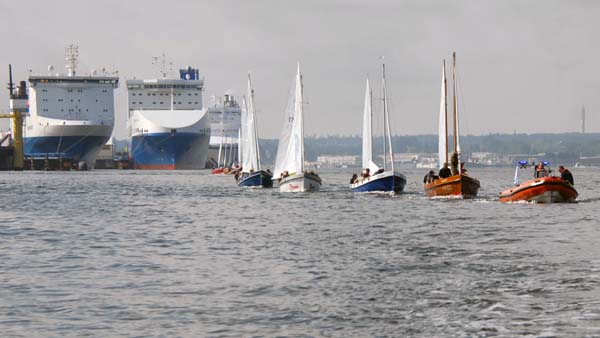 Ausfahrt zur Regatta