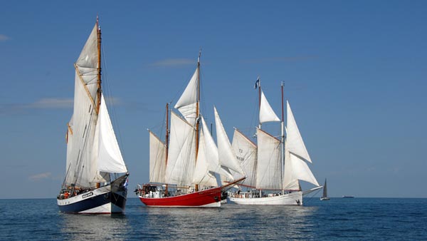 Ein Loggertreffen auf dem Wasser
