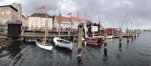 Dinghy collection in the Lüttfischerhafen