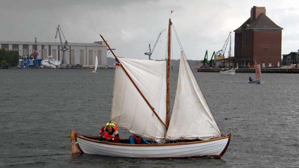 Regatta for small fishing boats Flensburg