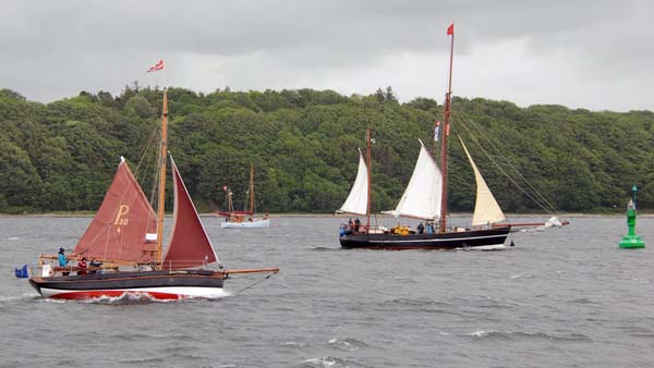 Zieleinlauf der Rumregatta