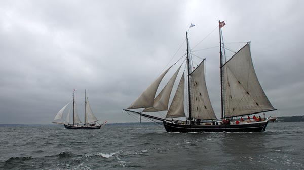 Dänische Schoner auf der Fjordregatta