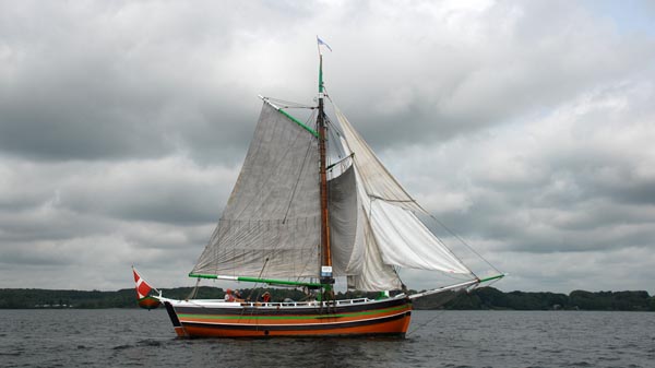 Schleswig-Holsteinische Jagt "De 4 Brødre" bei der Rumregatta 2025