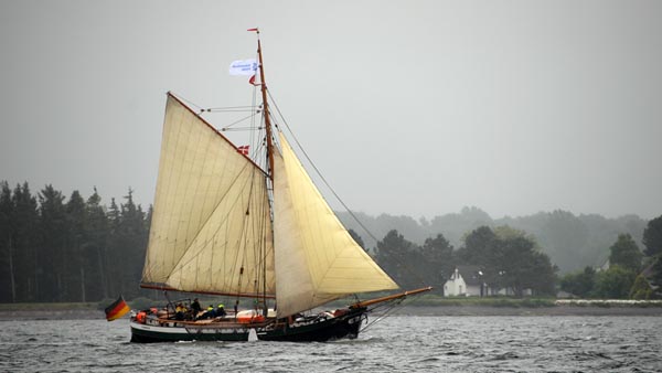 Giekewer "Frieda" bei der Rumregatta 2025