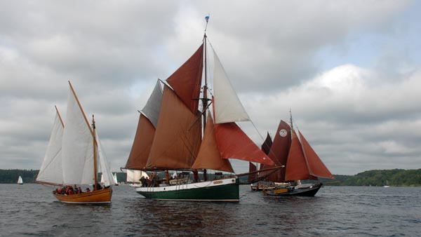 Rumregatta mit wenig Wind