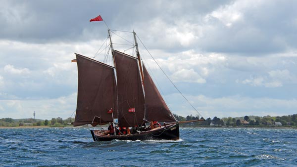 Jugendsegler "Clara", hart am Wind!