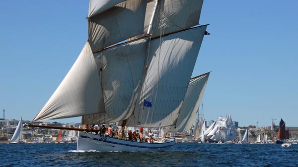 Segelschiffe zur Sail Brest 2016