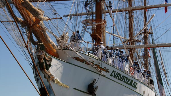 Cuauhtémoc zur Sail Brest 2016