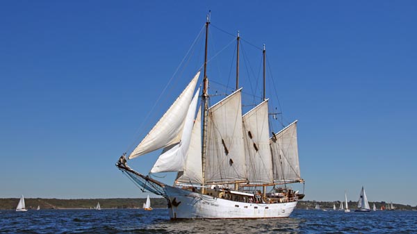 3-masted schooner Kapitan Borchardt