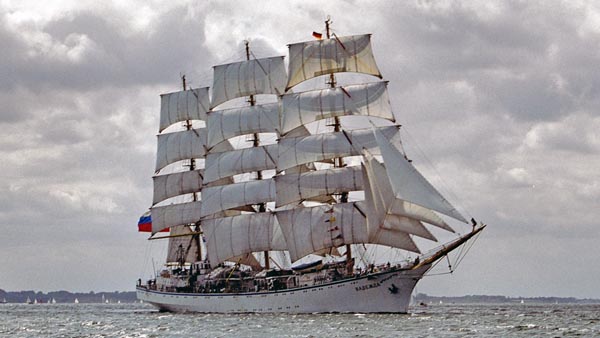 Fully-rigged ship Nadezhda