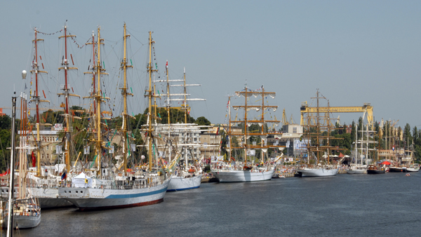 Festveranstaltung im Hafen Szczecin, Tall Ships Races 2013