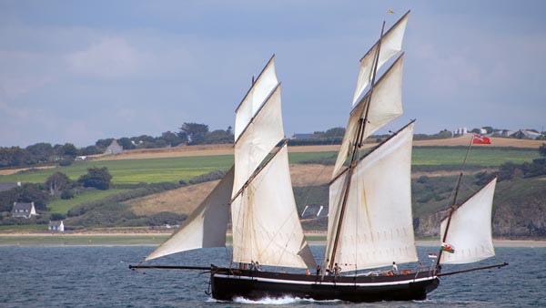 Sailing off Douarnenez