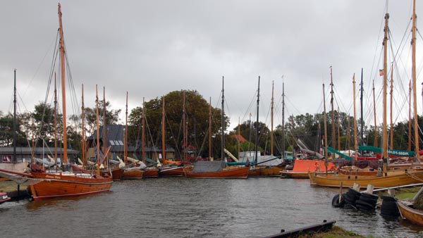 The harbour is full of Zeesenboots!