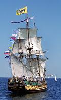 Shtandart, Volker Gries, Hanse Sail Rostock 2004 , 08/2004