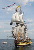 Shtandart, Volker Gries, Hanse Sail Rostock 2009 , 08/2009
